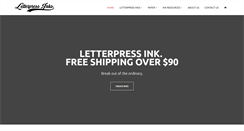 Desktop Screenshot of letterpressink.com
