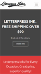 Mobile Screenshot of letterpressink.com